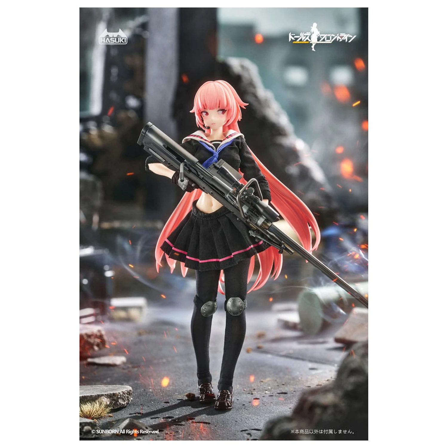 Girls´ Frontline Pocket Art Action Action figura 1/12 PA011 NTW-20 16 cm fotografija proizvoda
