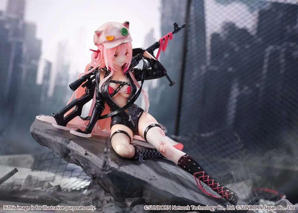 Girls' Frontline SHIBUYA SCRAMBLE FIGURE PVC kip 1/7 UKM-2000 Gale Lightning -Wounded Ver.- 20 cm fotografija proizvoda