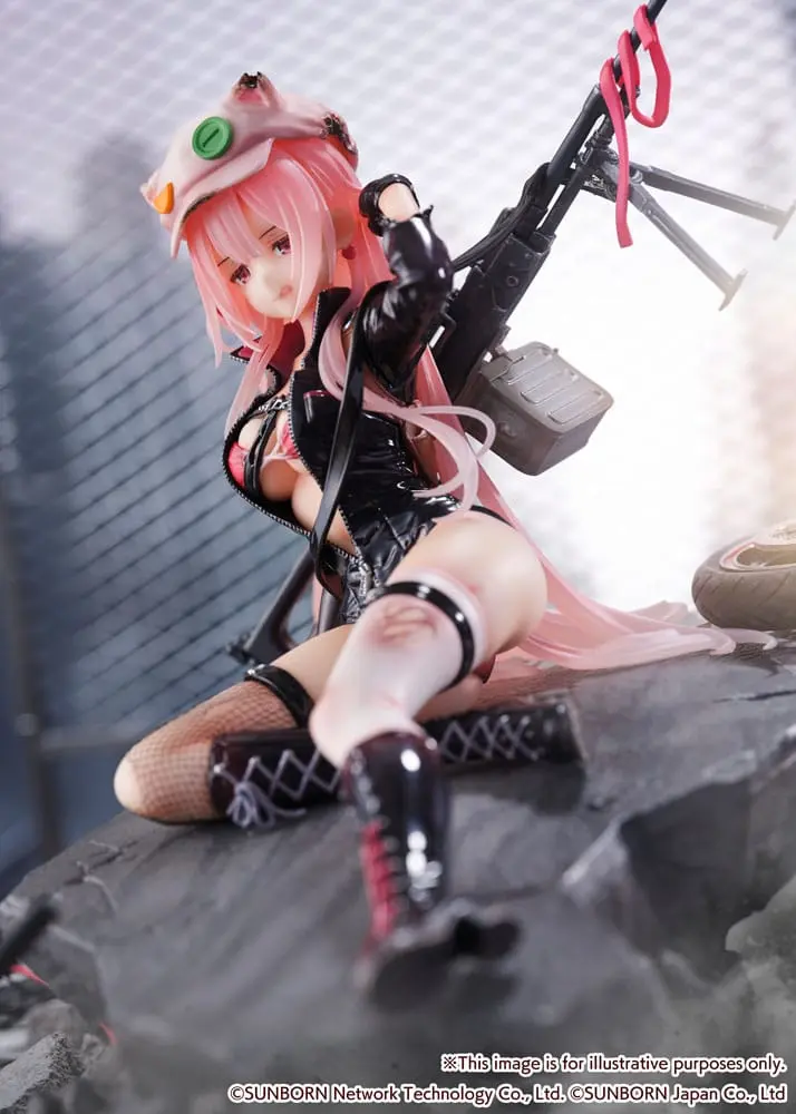 Girls' Frontline SHIBUYA SCRAMBLE FIGURE PVC kip 1/7 UKM-2000 Gale Lightning -Wounded Ver.- 20 cm fotografija proizvoda