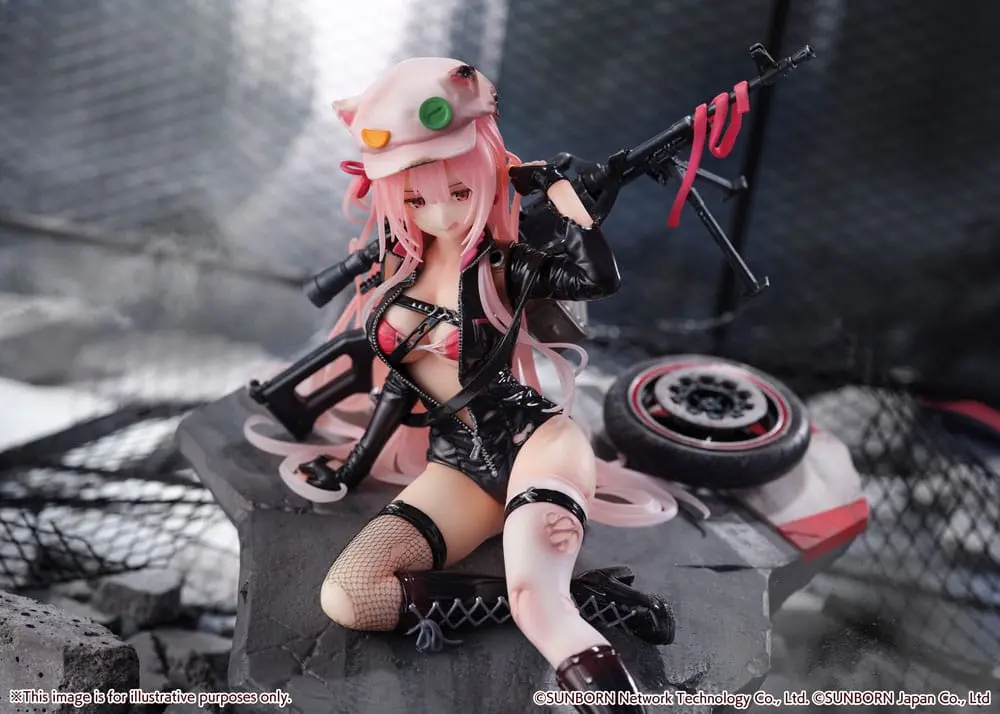 Girls' Frontline SHIBUYA SCRAMBLE FIGURE PVC kip 1/7 UKM-2000 Gale Lightning -Wounded Ver.- 20 cm fotografija proizvoda