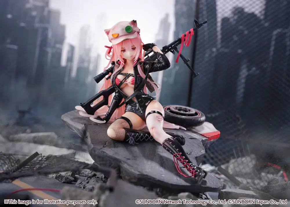 Girls' Frontline SHIBUYA SCRAMBLE FIGURE PVC kip 1/7 UKM-2000 Gale Lightning -Wounded Ver.- 20 cm fotografija proizvoda