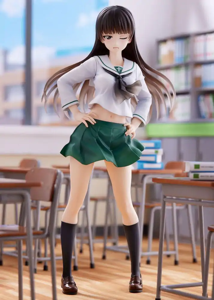 Girls und Panzer Senshadou Daisakusen! PVC Kip 1/7 Shiho Nishizumi Oarai Girls High 25 cm fotografija proizvoda