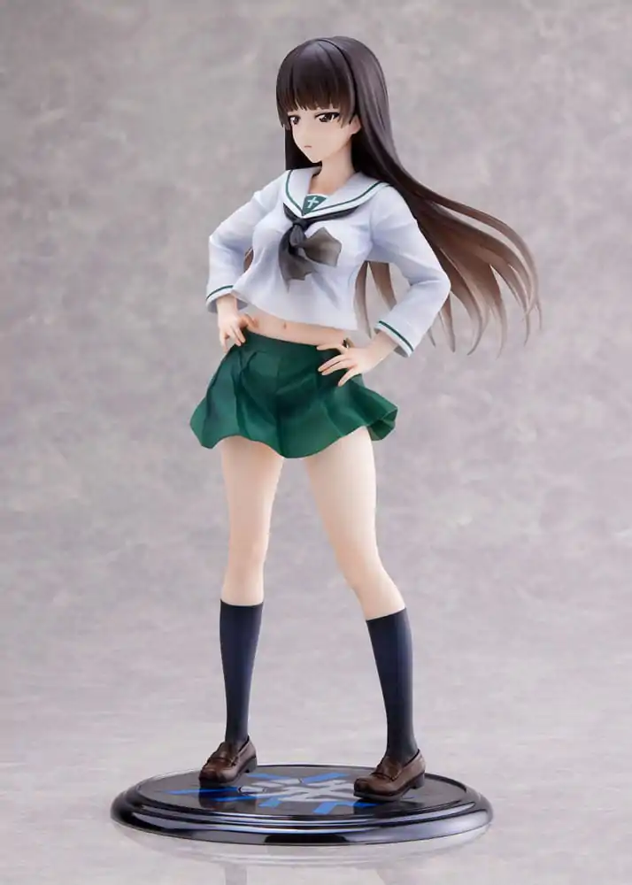 Girls und Panzer Senshadou Daisakusen! PVC Kip 1/7 Shiho Nishizumi Oarai Girls High 25 cm fotografija proizvoda