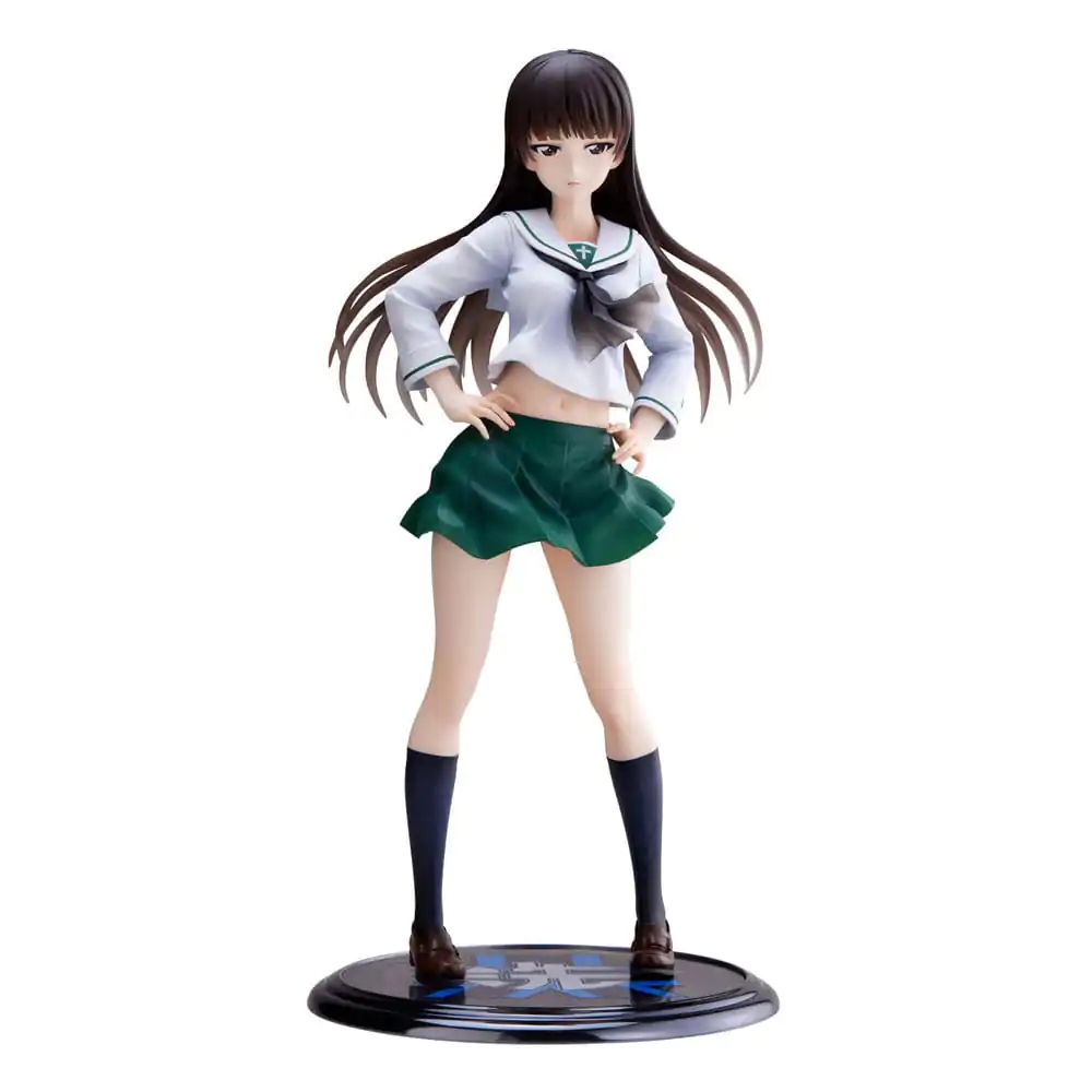 Girls und Panzer Senshadou Daisakusen! PVC Kip 1/7 Shiho Nishizumi Oarai Girls High 25 cm fotografija proizvoda