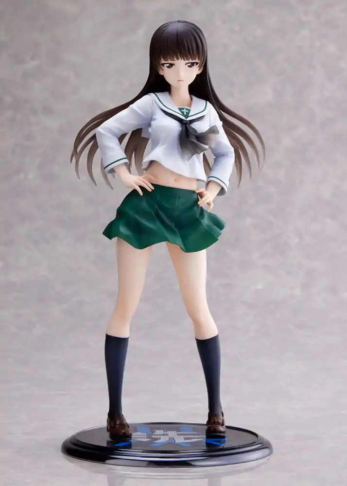 Girls und Panzer Senshadou Daisakusen! PVC Kip 1/7 Shiho Nishizumi Oarai Girls High 25 cm fotografija proizvoda