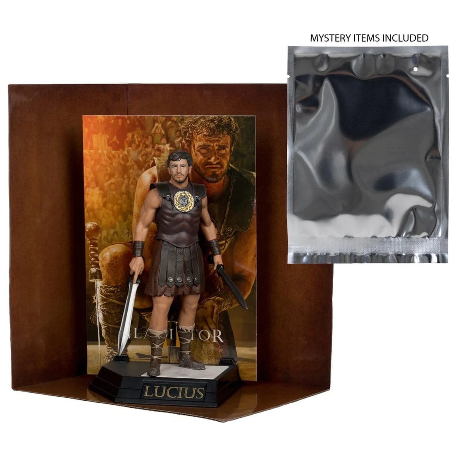 Gladiator II Movie Maniacs Lucius statua 16 cm fotografija proizvoda