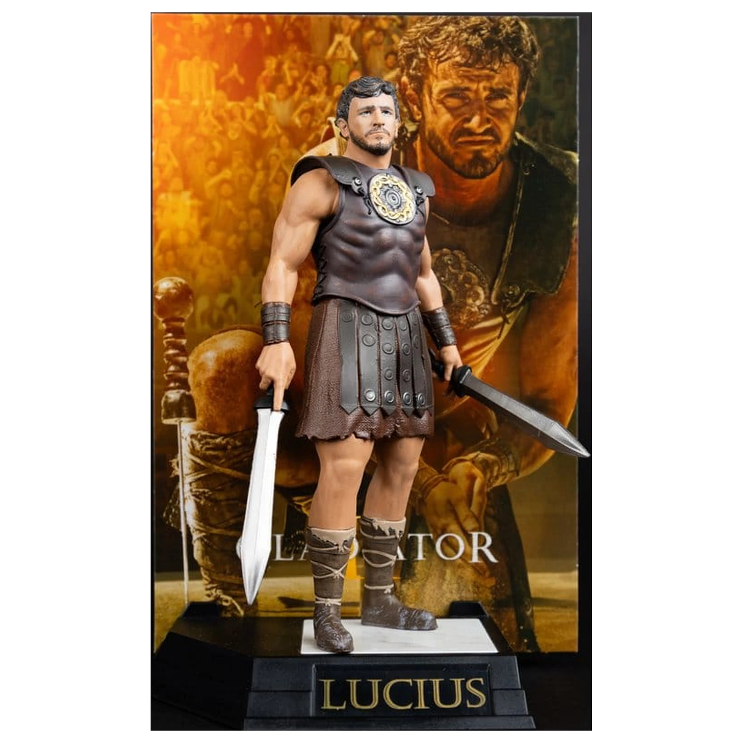 Gladiator II Movie Maniacs Lucius statua 16 cm fotografija proizvoda