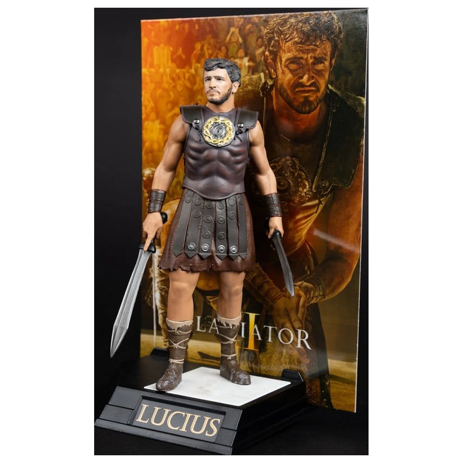 Gladiator II Movie Maniacs Lucius statua 16 cm fotografija proizvoda