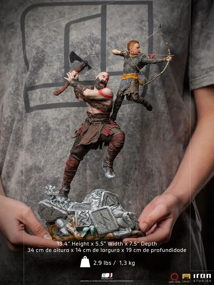 God of War BDS Art Scale Kip 1/10 Kratos & Atreus 34 cm fotografija proizvoda