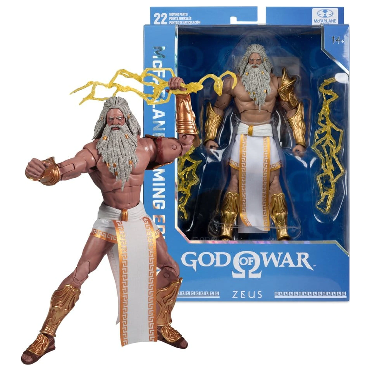 God of War McFarlane Gaming Edition Akcijska figura Zeus 18 cm fotografija proizvoda