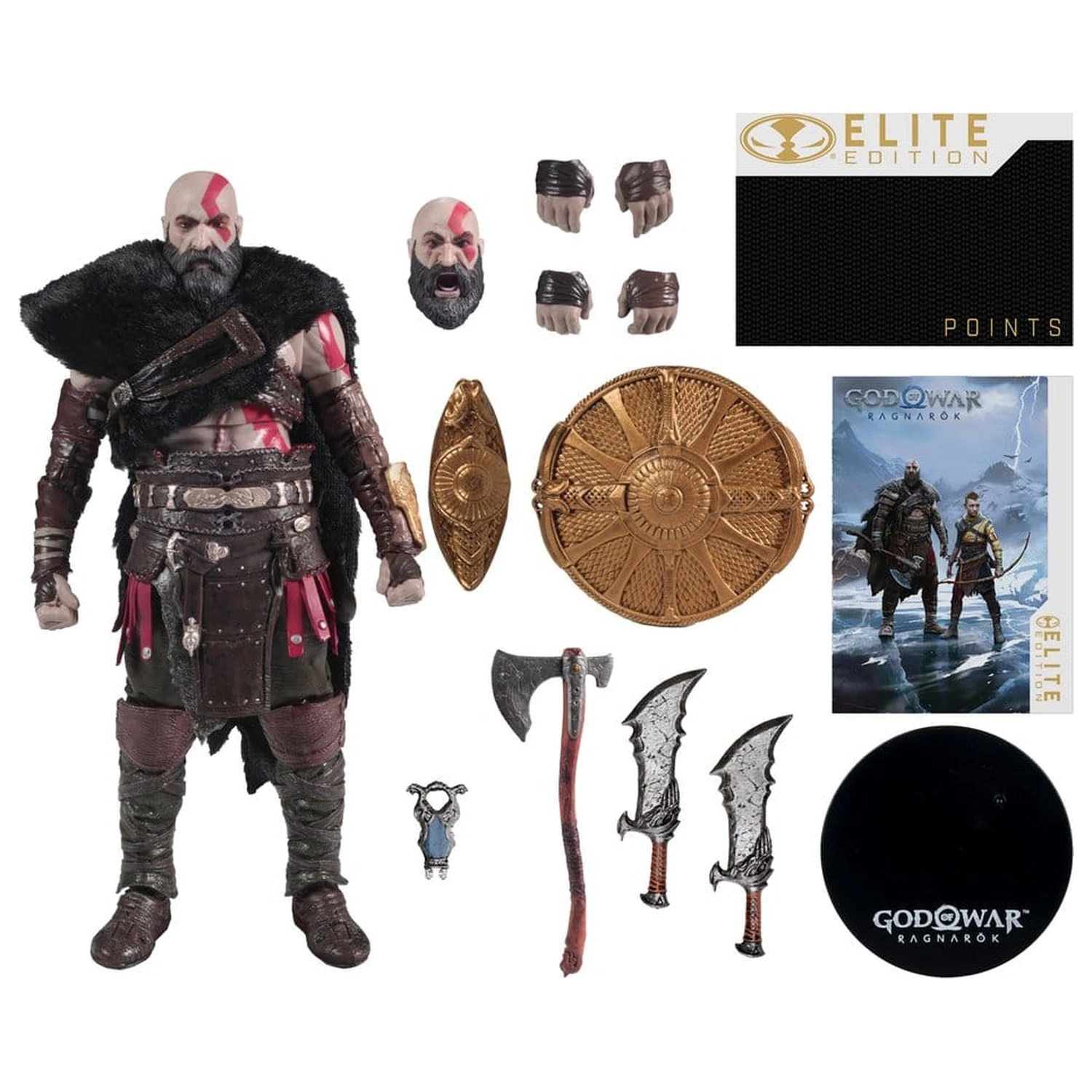 God of War Ragnarok McFarlane Elite Edition Deluxe akcijska figura Kratos #18 18 cm fotografija proizvoda