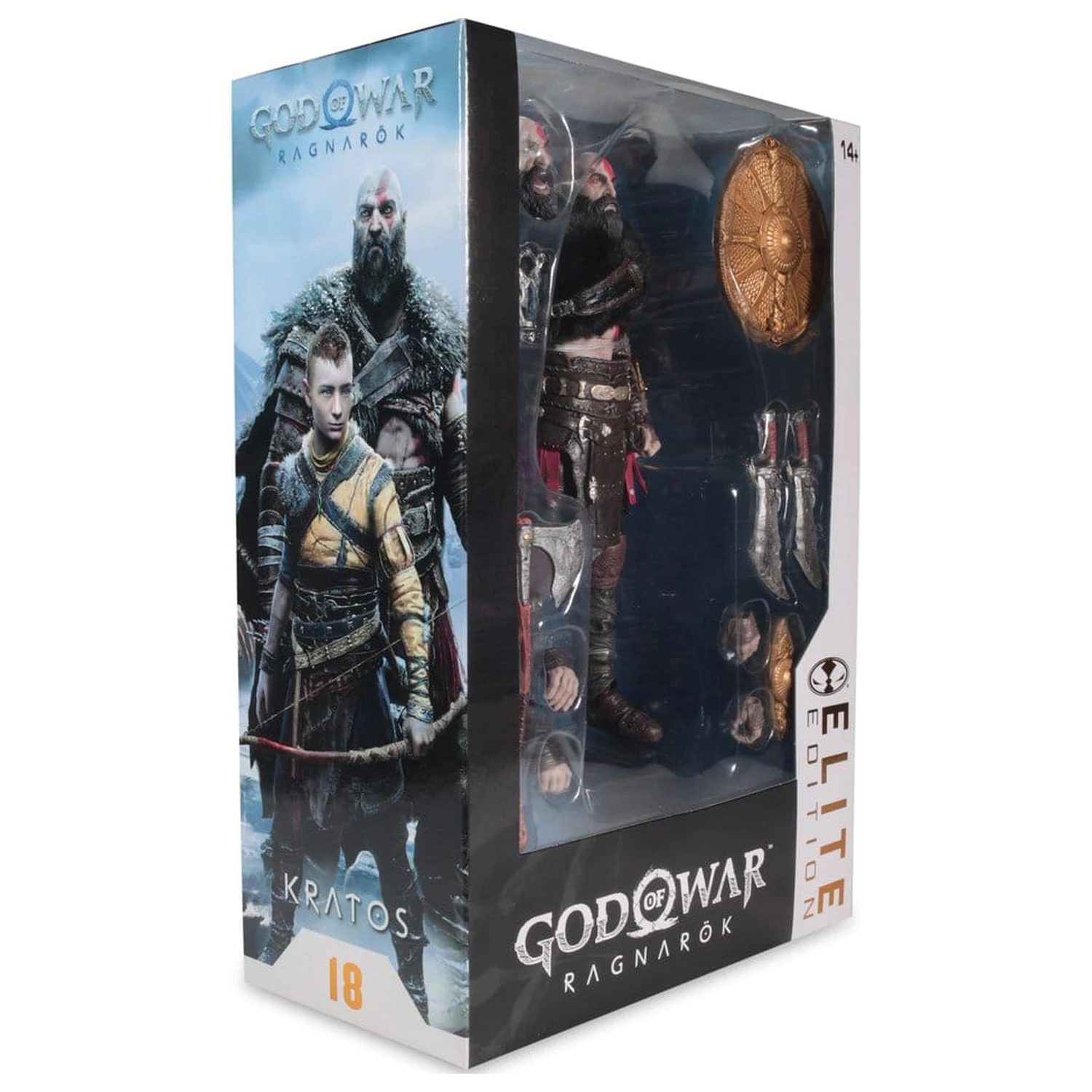 God of War Ragnarok McFarlane Elite Edition Deluxe akcijska figura Kratos #18 18 cm fotografija proizvoda