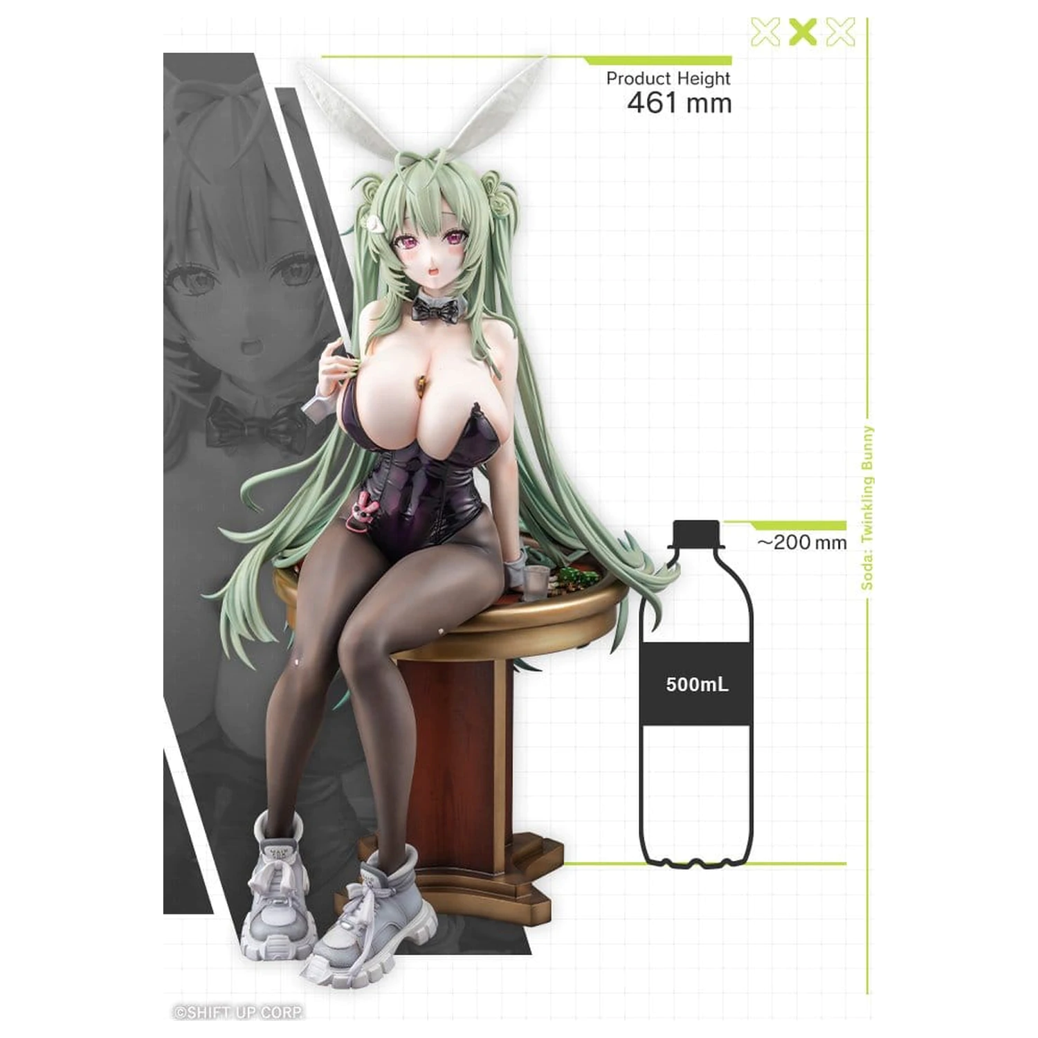 Goddess of Victory: Nikke PVC figura 1/4 Soda: Twinkling Bunny 47 cm fotografija proizvoda