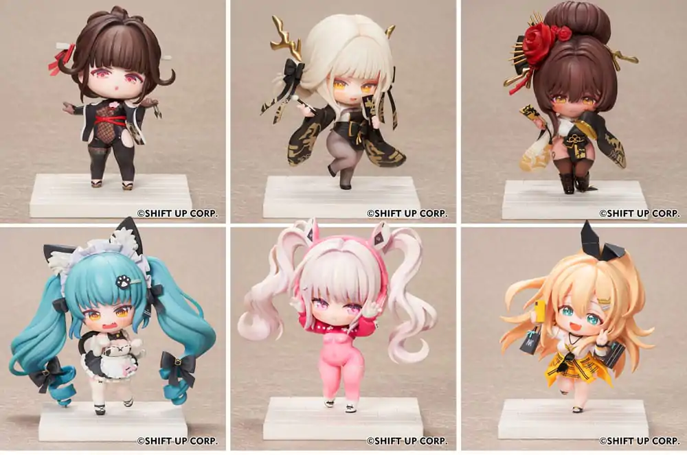 Goddess of Victory: Nikke SAC Series Mini Figure 6-Pack Chibi 10 cm fotografija proizvoda