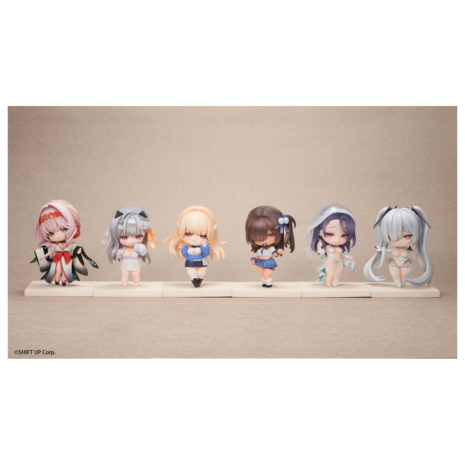 Goddess of Victory: Nikke SAC Series Mini figure, pakiranje od 6 komada, Chibi Vol. 3, 10 cm fotografija proizvoda