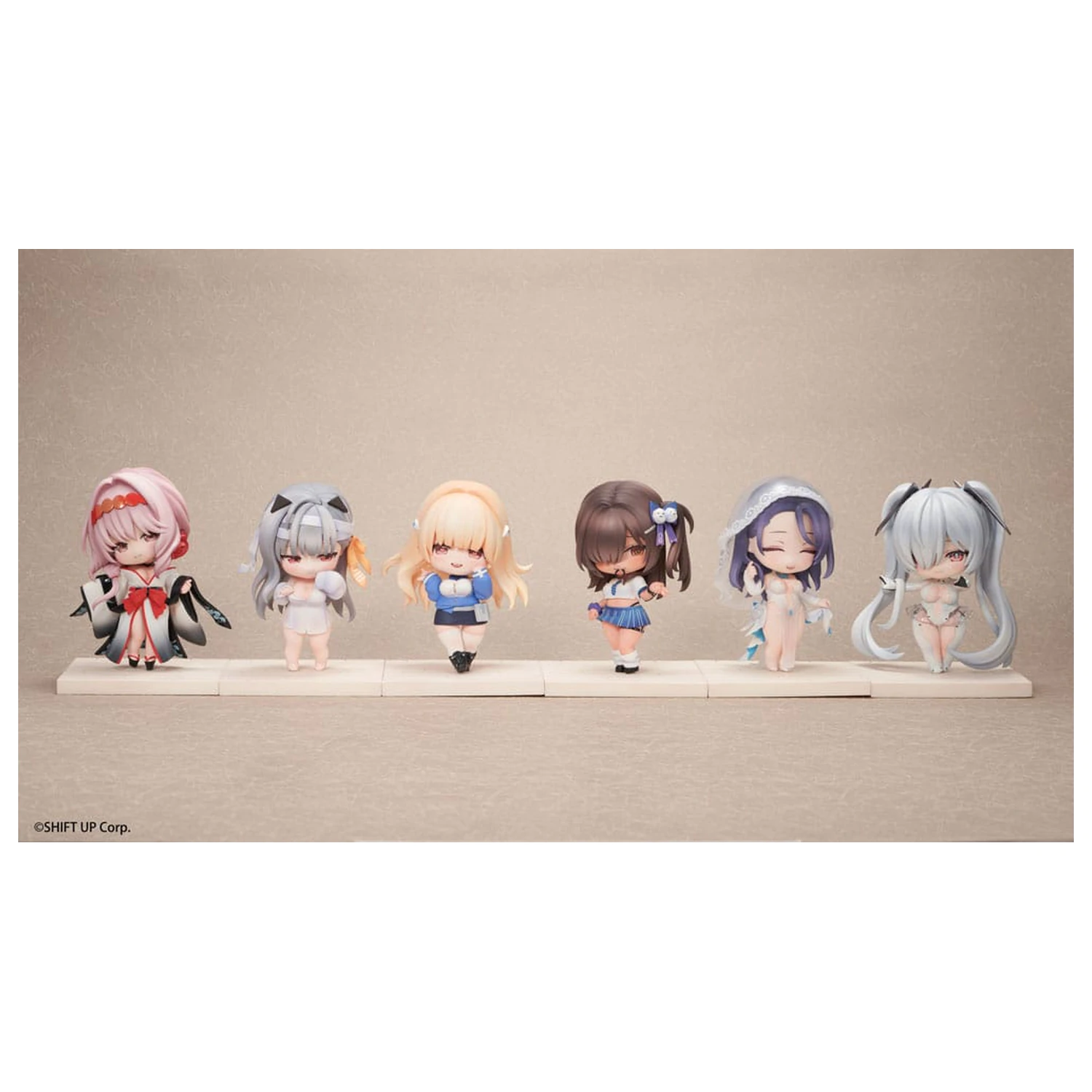 Goddess of Victory: Nikke SAC Series Mini figure, pakiranje od 6 komada, Chibi Vol. 3, 10 cm fotografija proizvoda