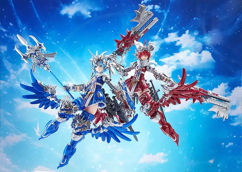 Godz Order Plastični Model Kit PLAMAX GO-04 Godwing Dragon Knight Himari Bahamut 17 cm fotografija proizvoda