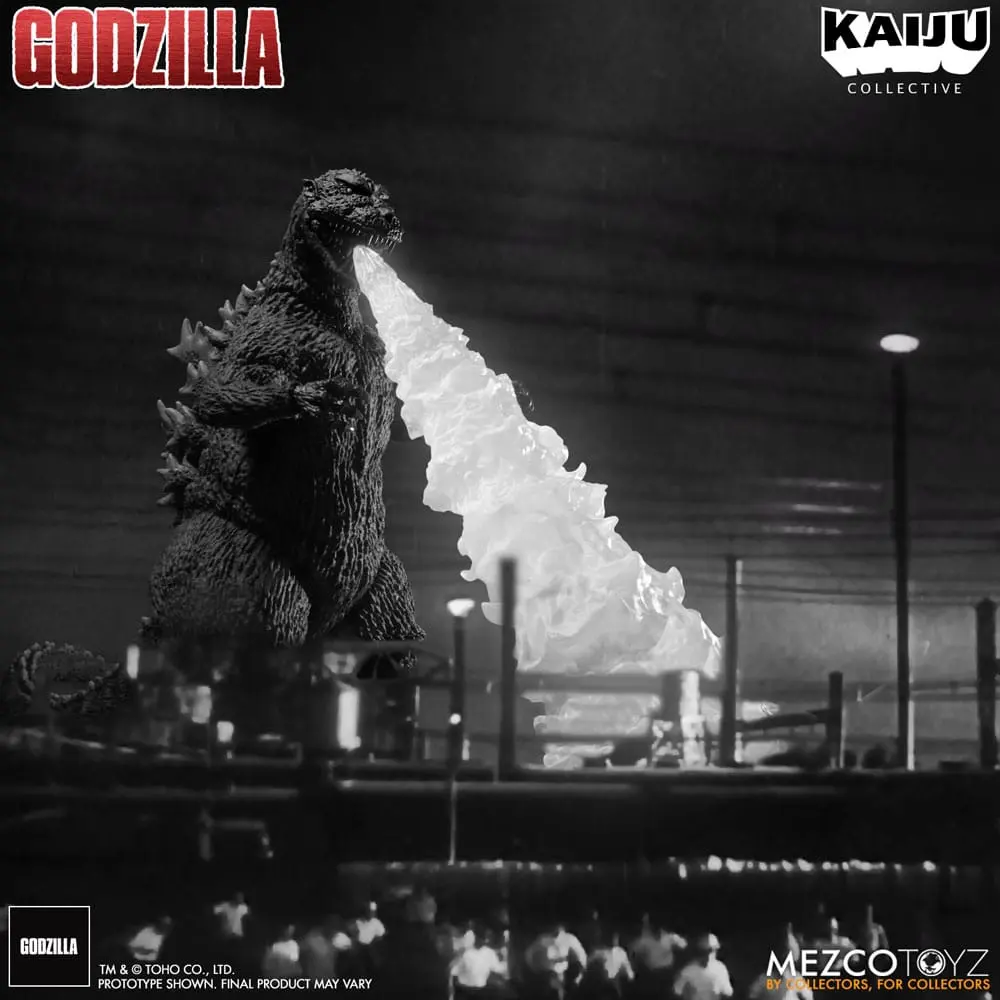 Godzilla (1954) Kaiju Collective akcijska figura Godzilla - Black & White Edition 20 cm fotografija proizvoda