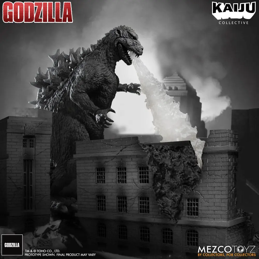 Godzilla (1954) Kaiju Collective akcijska figura Godzilla - Black & White Edition 20 cm fotografija proizvoda