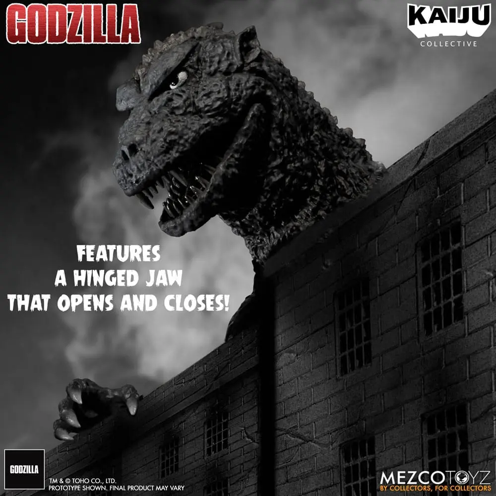 Godzilla (1954) Kaiju Collective akcijska figura Godzilla - Black & White Edition 20 cm fotografija proizvoda