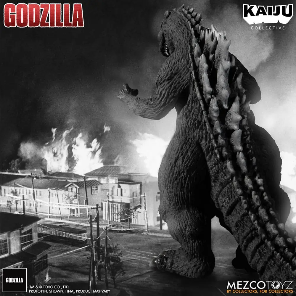 Godzilla (1954) Kaiju Collective akcijska figura Godzilla - Black & White Edition 20 cm fotografija proizvoda