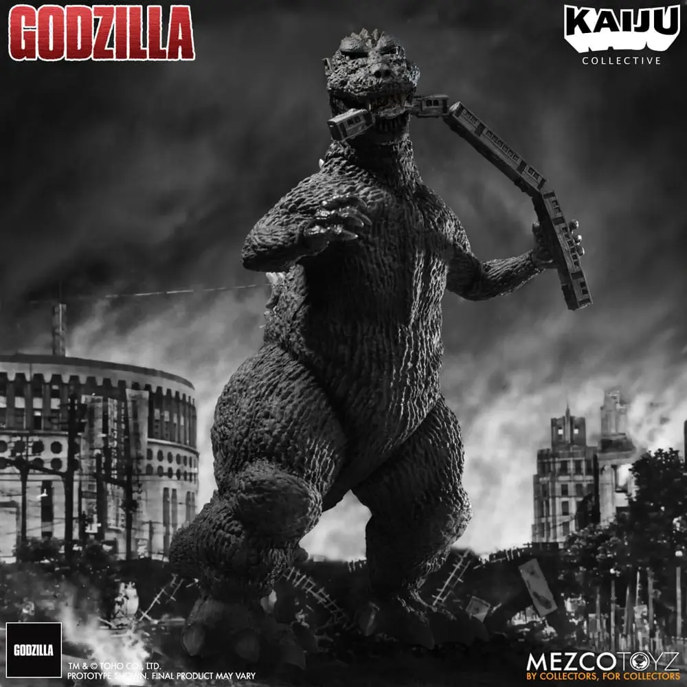 Godzilla (1954) Kaiju Collective akcijska figura Godzilla - Black & White Edition 20 cm fotografija proizvoda