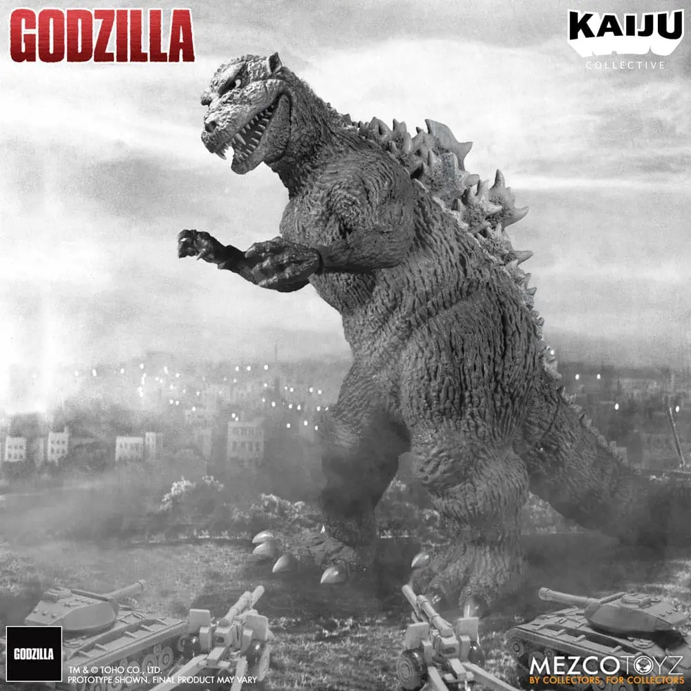 Godzilla (1954) Kaiju Collective akcijska figura Godzilla - Black & White Edition 20 cm fotografija proizvoda