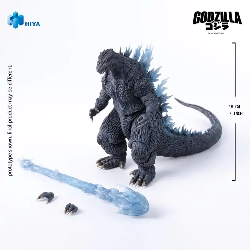 Godzilla Against Mechagodzilla (2002) Exquisite Basic akcijska figura Heat Ray Godzilla 18 cm fotografija proizvoda
