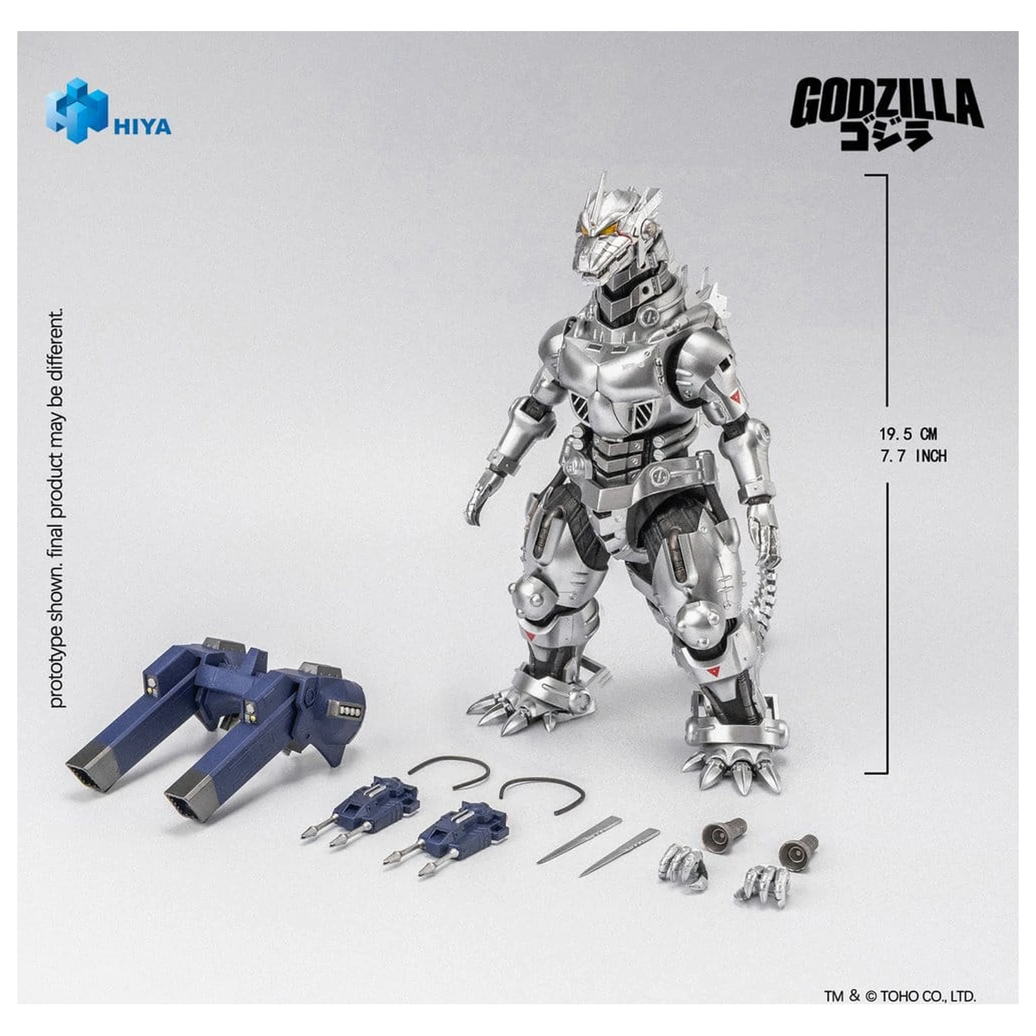 Godzilla Against Mechagodzilla (2002) Exquisite Basic Series akcijska figura Mechagodzilla MFS-3 20 cm fotografija proizvoda