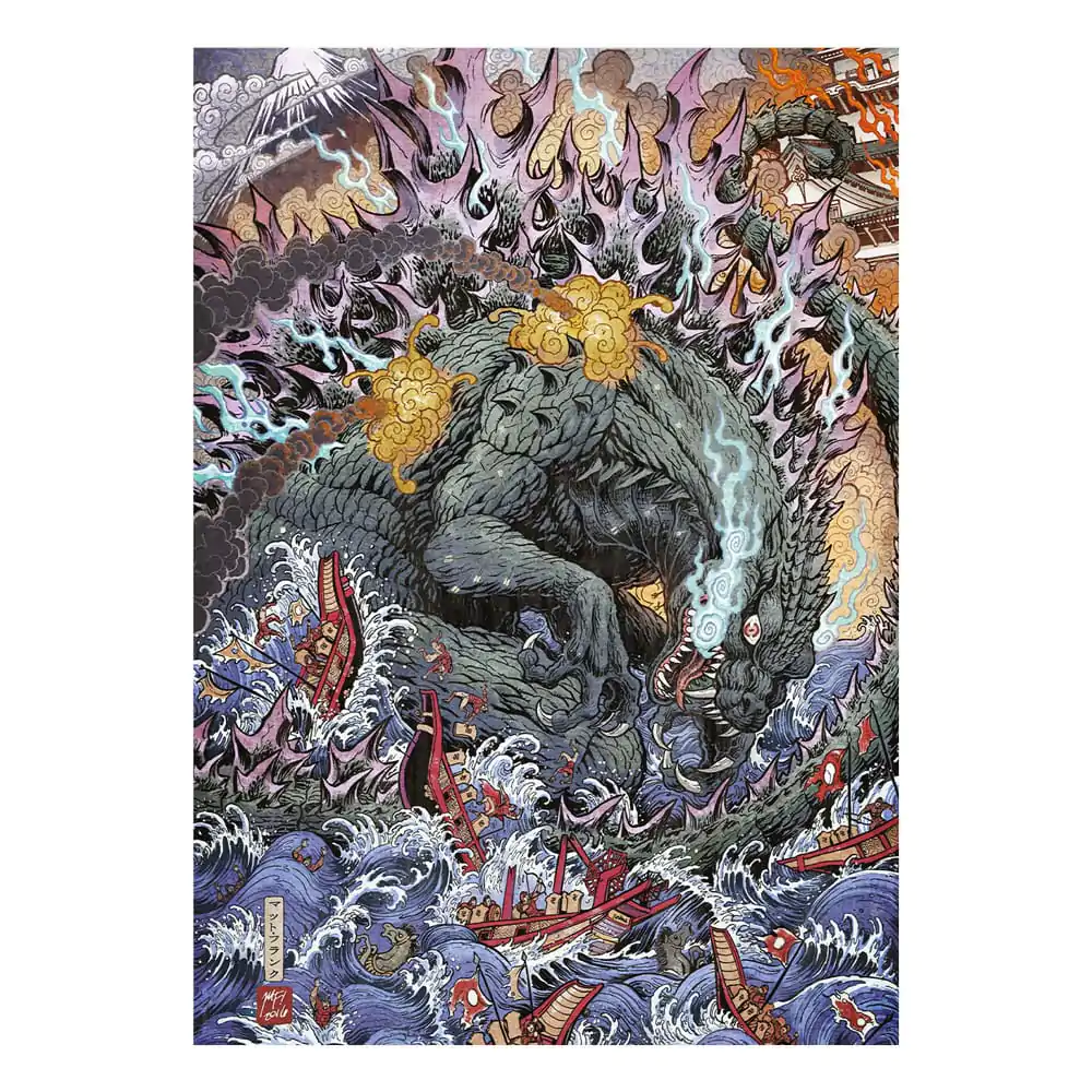 Godzilla Art Print Limited Edition 42 x 30 cm Umjetnički print, limitirano izdanje fotografija proizvoda