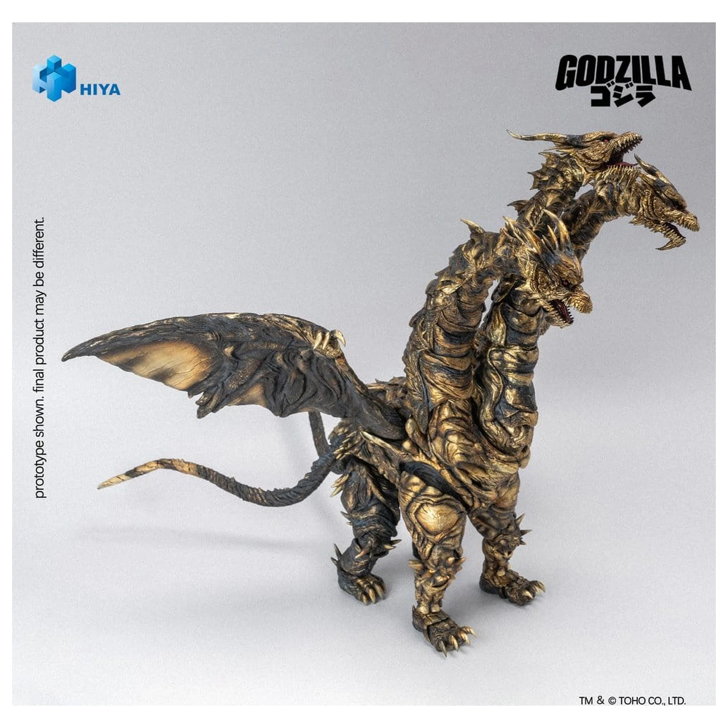 Godzilla: Final Wars (2004) Exquisite Basic Series akcijska figura Keizer Ghidorah 25 cm fotografija proizvoda