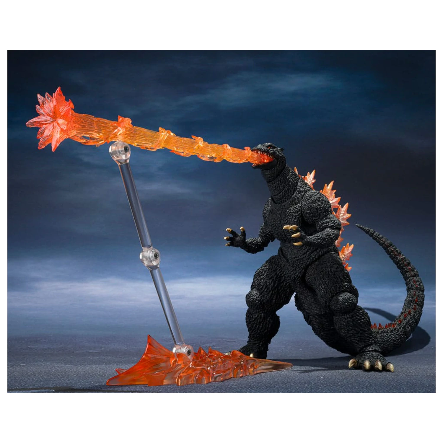 Godzilla: Final Wars S.H.MonsterArts akcijska figura Godzilla Heat Ray Ver. vs. New Gotengo 16 cm fotografija proizvoda