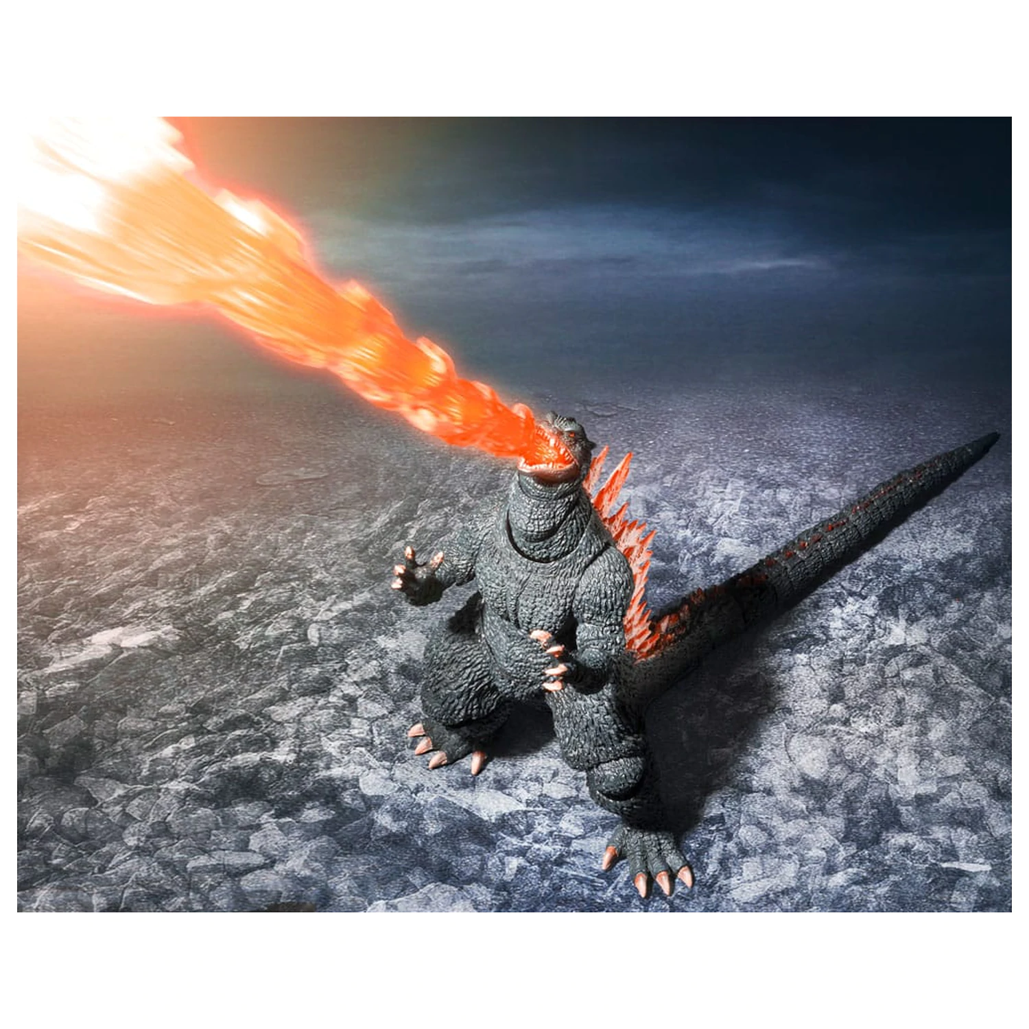Godzilla: Final Wars S.H.MonsterArts akcijska figura Godzilla Heat Ray Ver. vs. New Gotengo 16 cm fotografija proizvoda