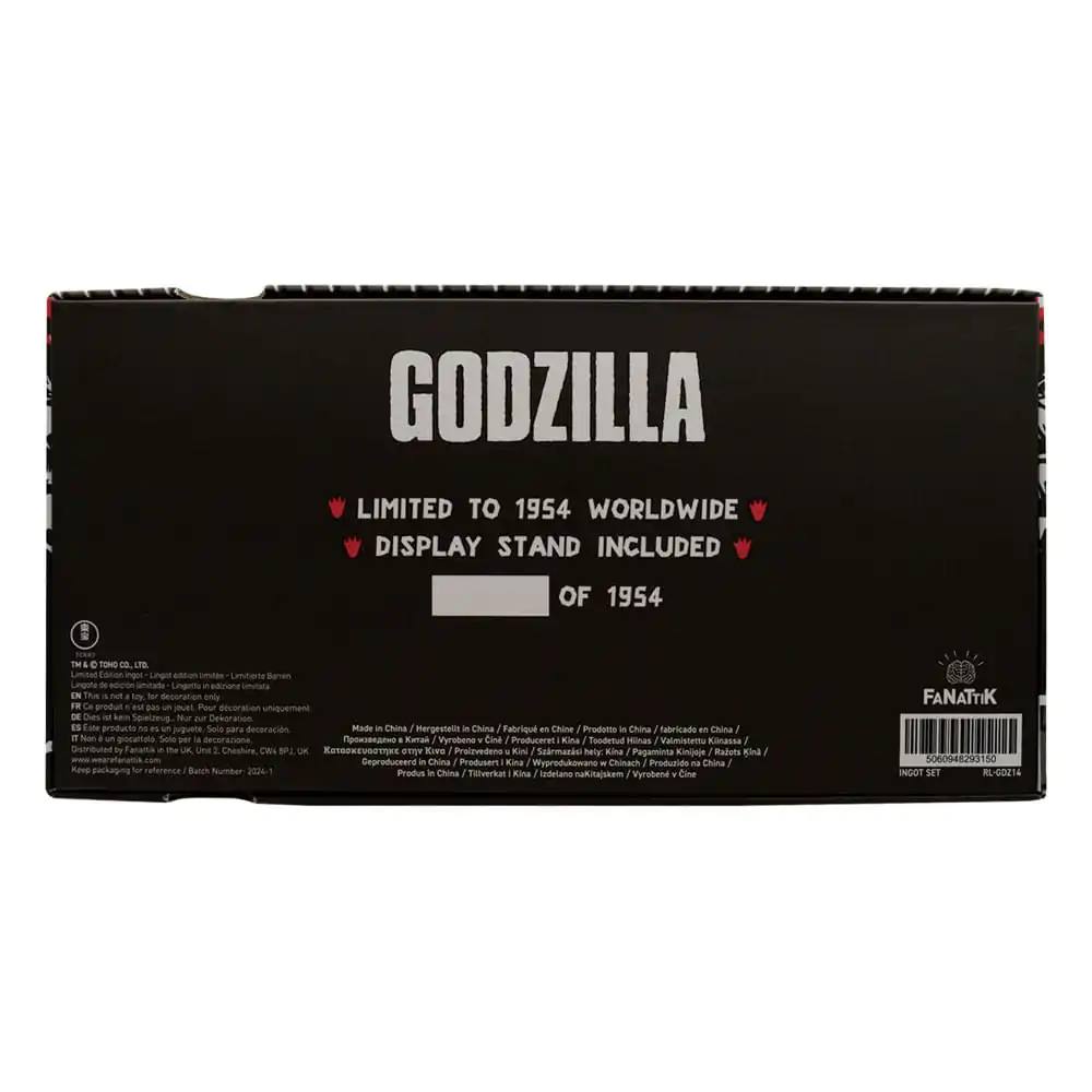 Godzilla Set Medaljona 70th Anniversary Limited Edition fotografija proizvoda