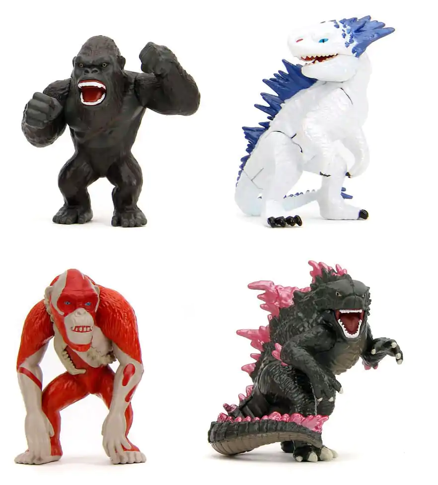 Godzilla Nano Metalfigs Diecast Mini Figure Figurice 4-Pack Wave 1 4 cm fotografija proizvoda