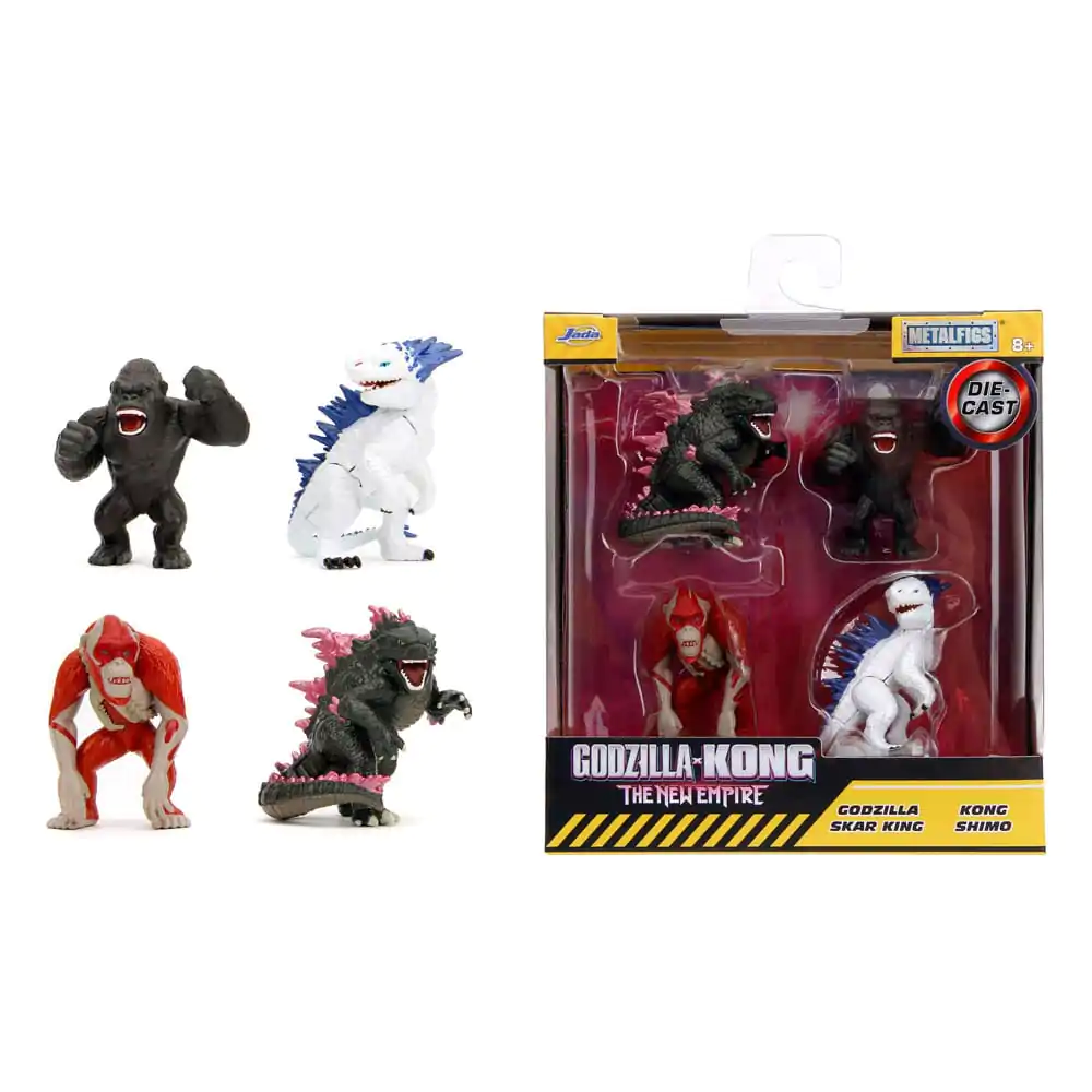 Godzilla Nano Metalfigs Diecast Mini Figure Figurice 4-Pack Wave 1 4 cm fotografija proizvoda