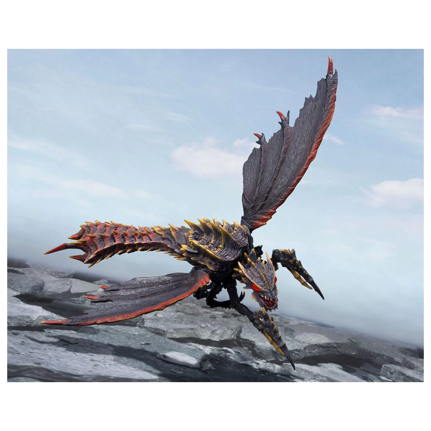 Godzilla S.H. Monster Arts akcijska figura Megaguirus Evolution Set 21 cm fotografija proizvoda