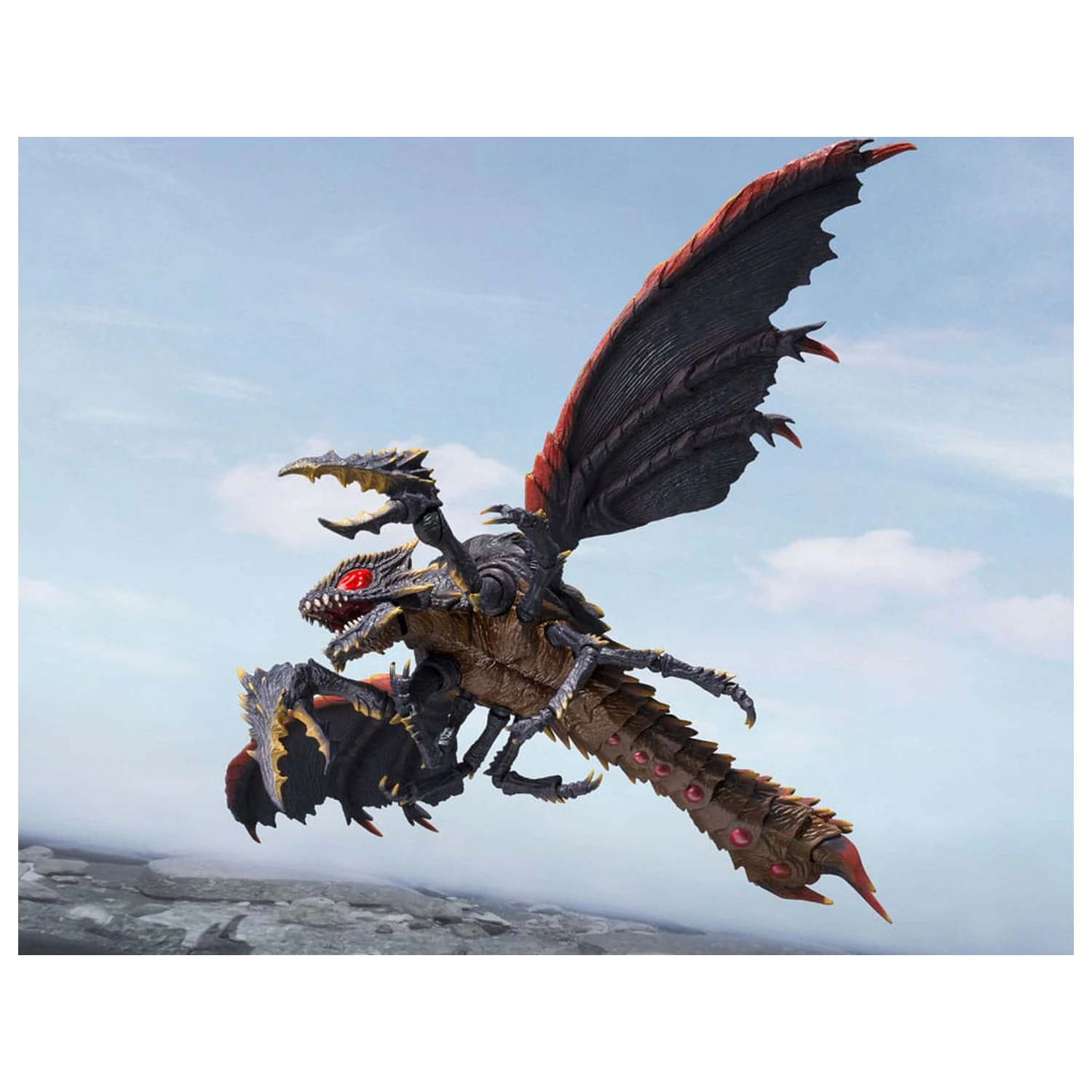 Godzilla S.H. Monster Arts akcijska figura Megaguirus Evolution Set 21 cm fotografija proizvoda