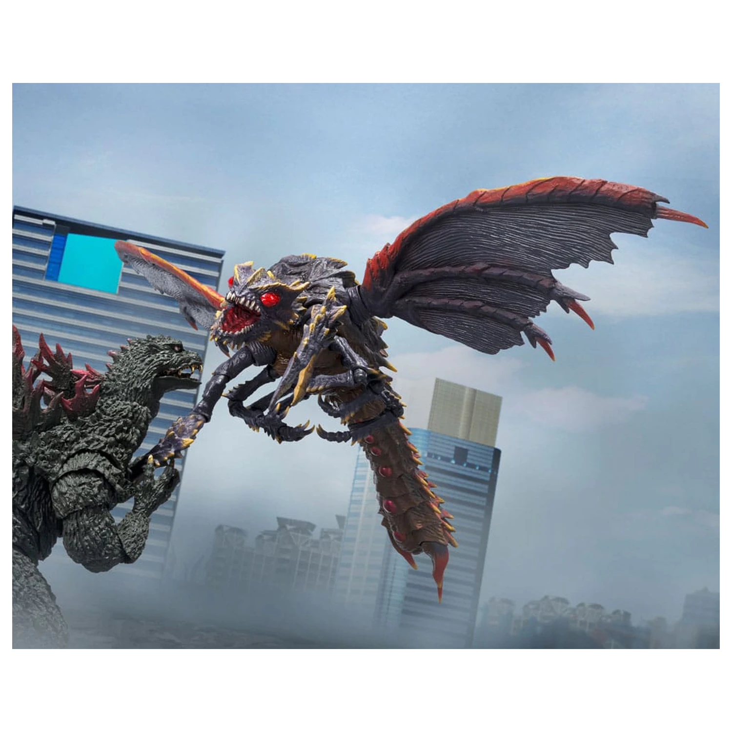 Godzilla S.H. Monster Arts akcijska figura Megaguirus Evolution Set 21 cm fotografija proizvoda