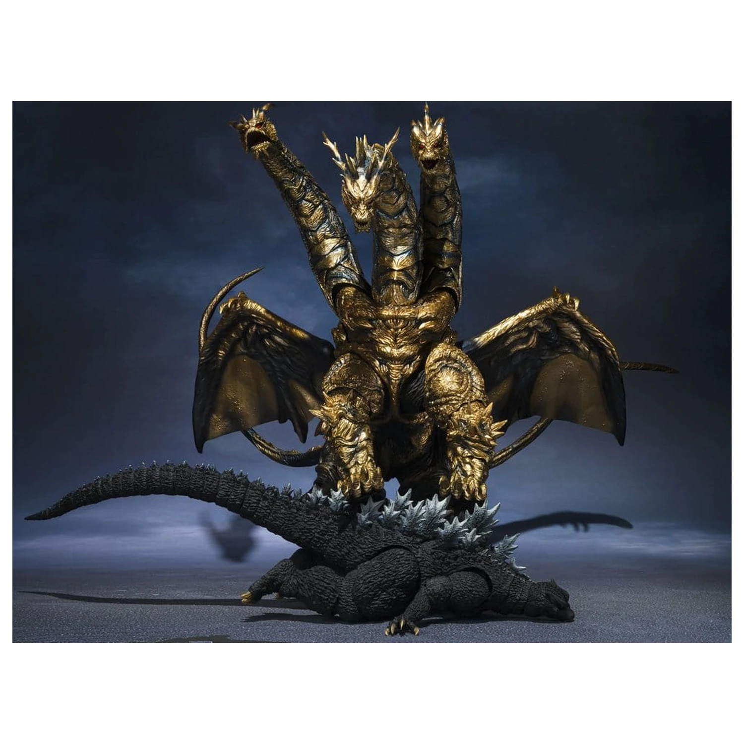 Godzilla S.H.MonsterArts Akcijska figura Kaizer Ghidorah 25 cm fotografija proizvoda