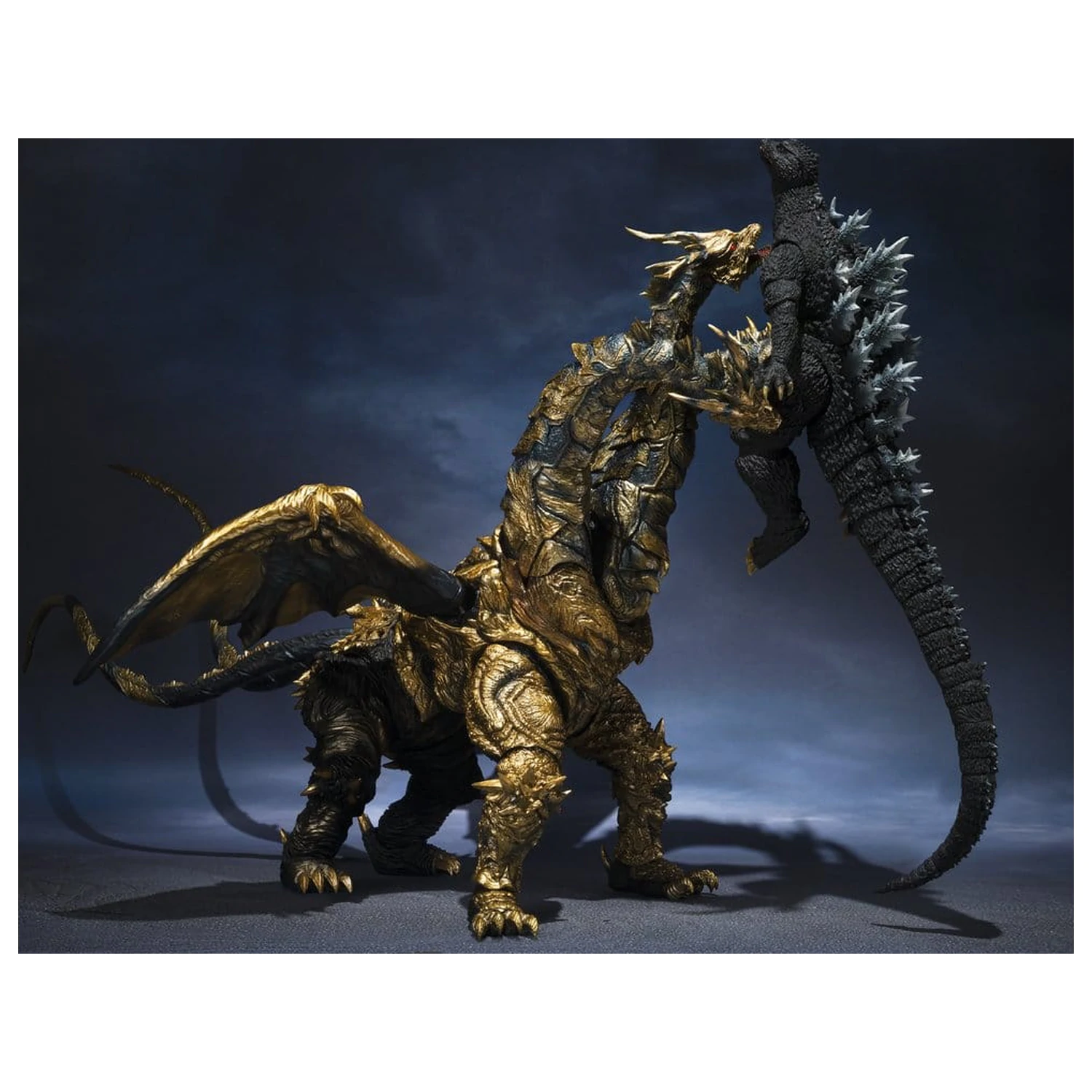 Godzilla S.H.MonsterArts Akcijska figura Kaizer Ghidorah 25 cm fotografija proizvoda