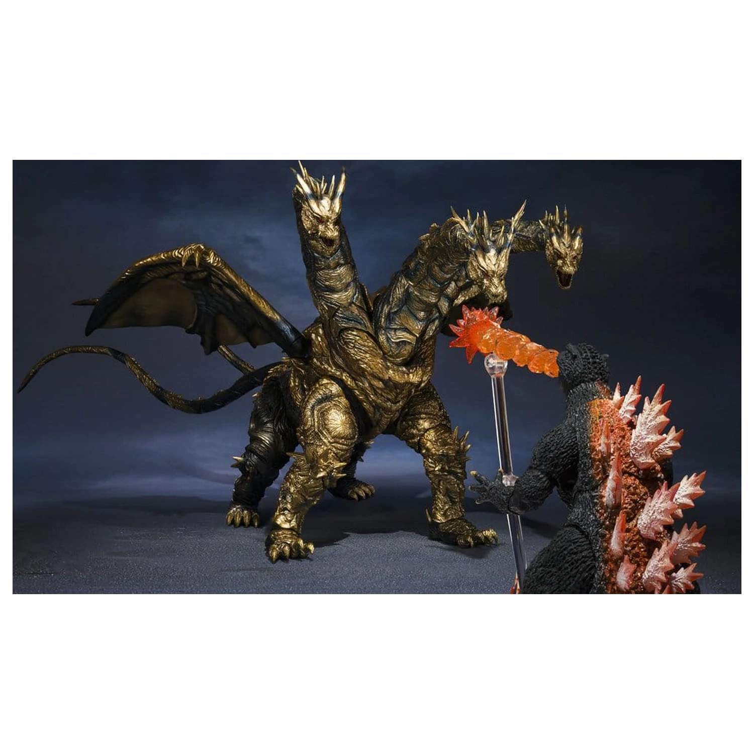Godzilla S.H.MonsterArts Akcijska figura Kaizer Ghidorah 25 cm fotografija proizvoda