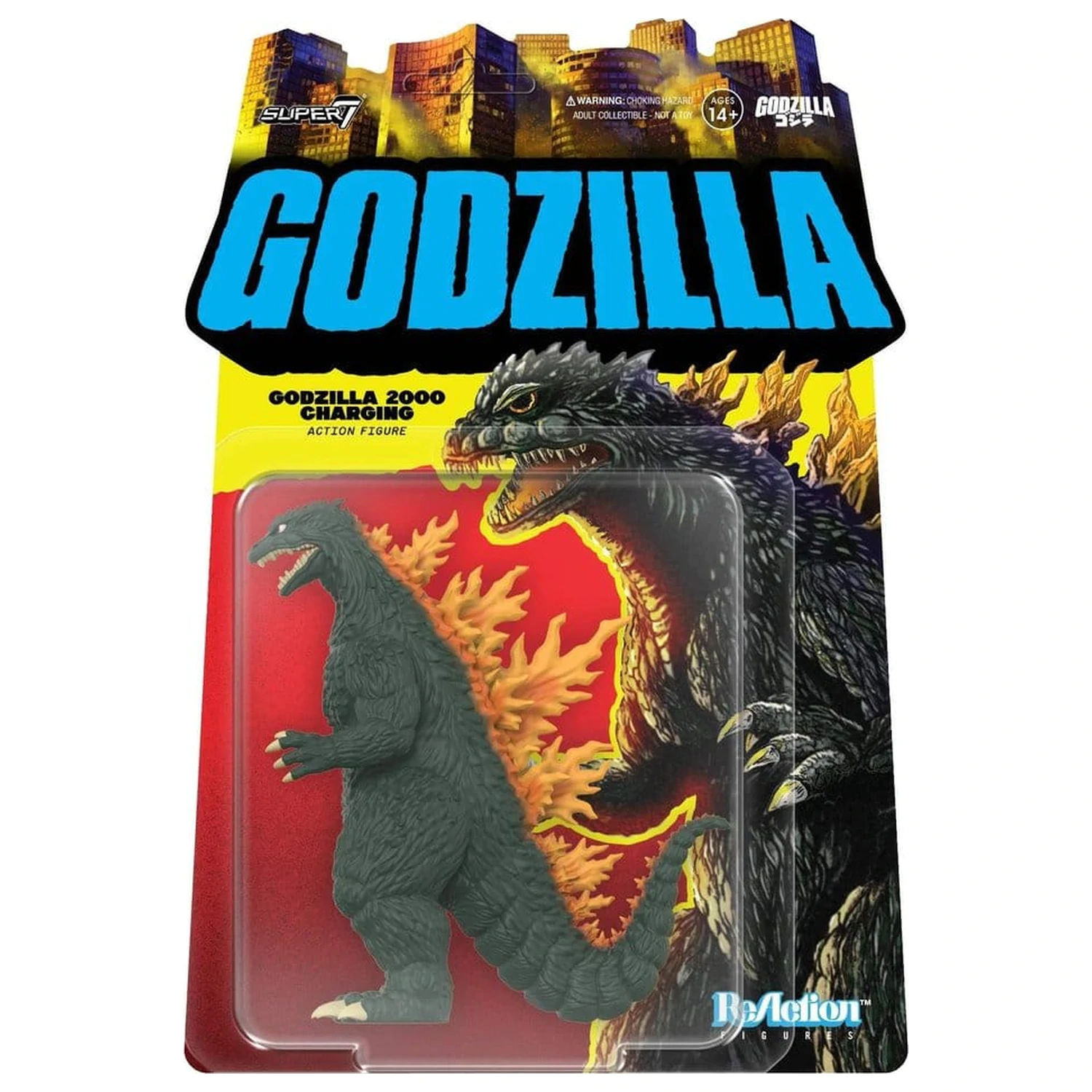 Godzilla Toho ReAction Akcijska Figura Godzilla (2000, Charging) 24 cm fotografija proizvoda