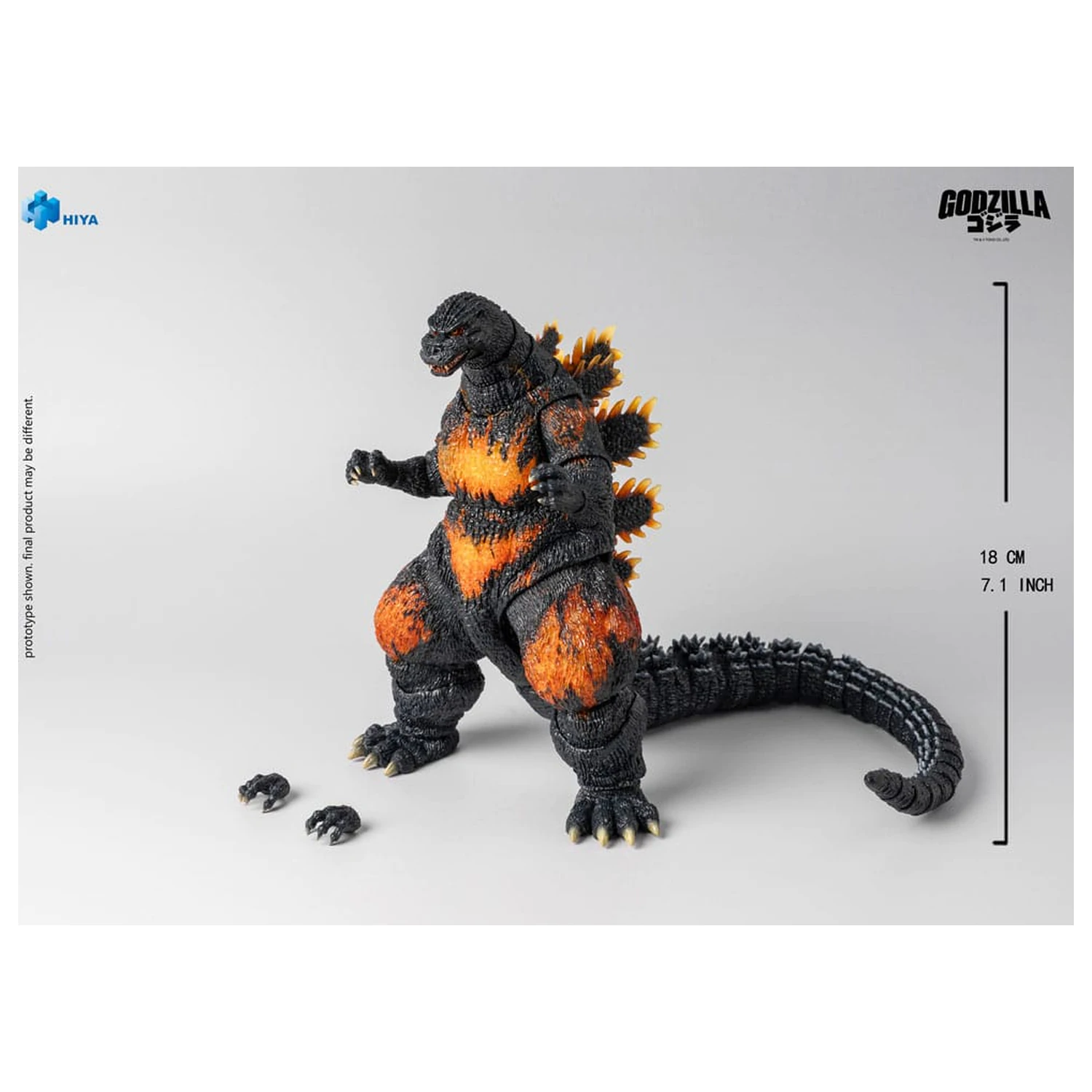 Godzilla vs. Destoroyah (1995) Izuzetna Osnovna Akcijska Figura Burning Godzilla 18 cm fotografija proizvoda