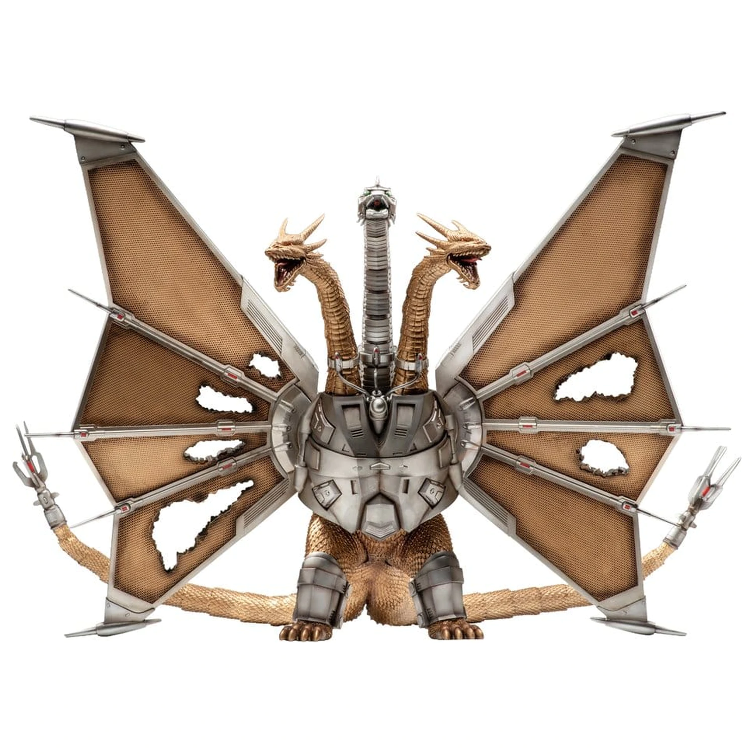 Godzilla vs. King Ghidorah Exquisite Basic Akcijska figura Bitka oštećena Mecha King Ghidorah 33 cm fotografija proizvoda