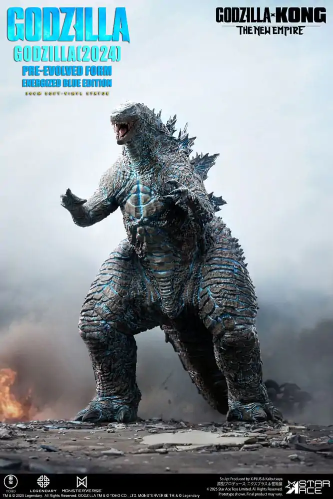 Godzilla vs. Kong: The New Empire Mekana Vinilna Statua Godzilla (2024) Evolved Blue Edition 28 cm fotografija proizvoda