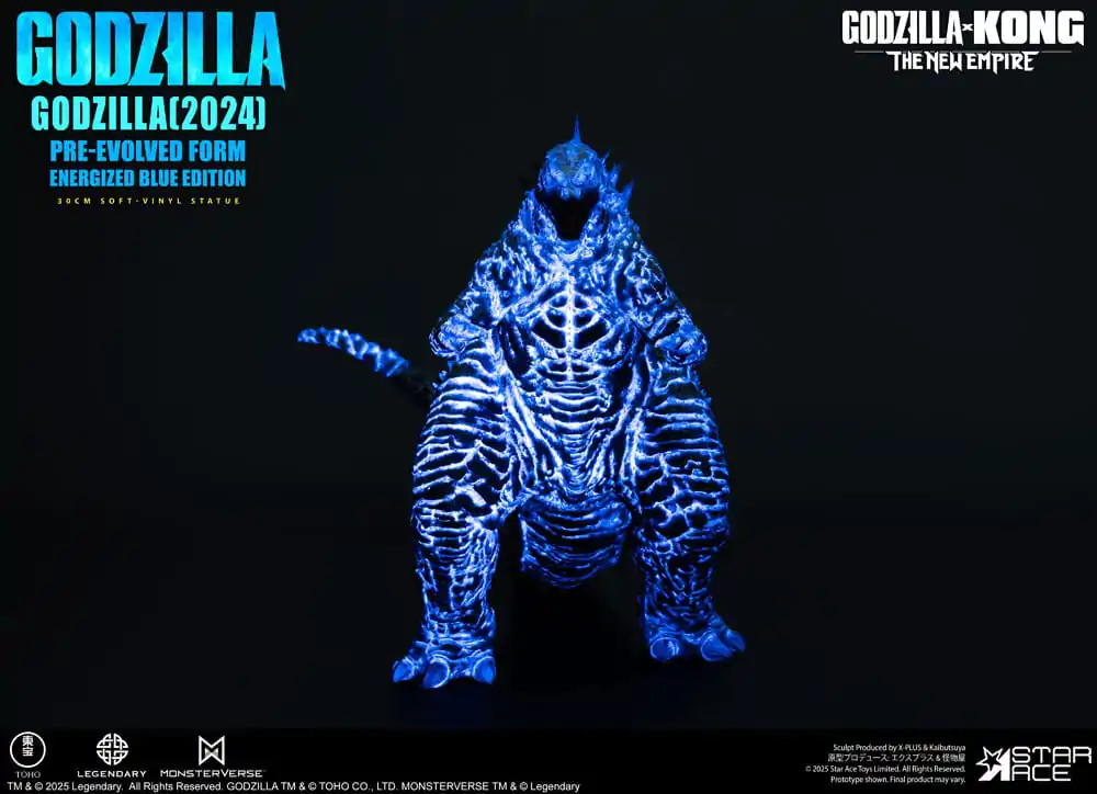 Godzilla vs. Kong: The New Empire Mekana Vinilna Statua Godzilla (2024) Evolved Blue Edition 28 cm fotografija proizvoda