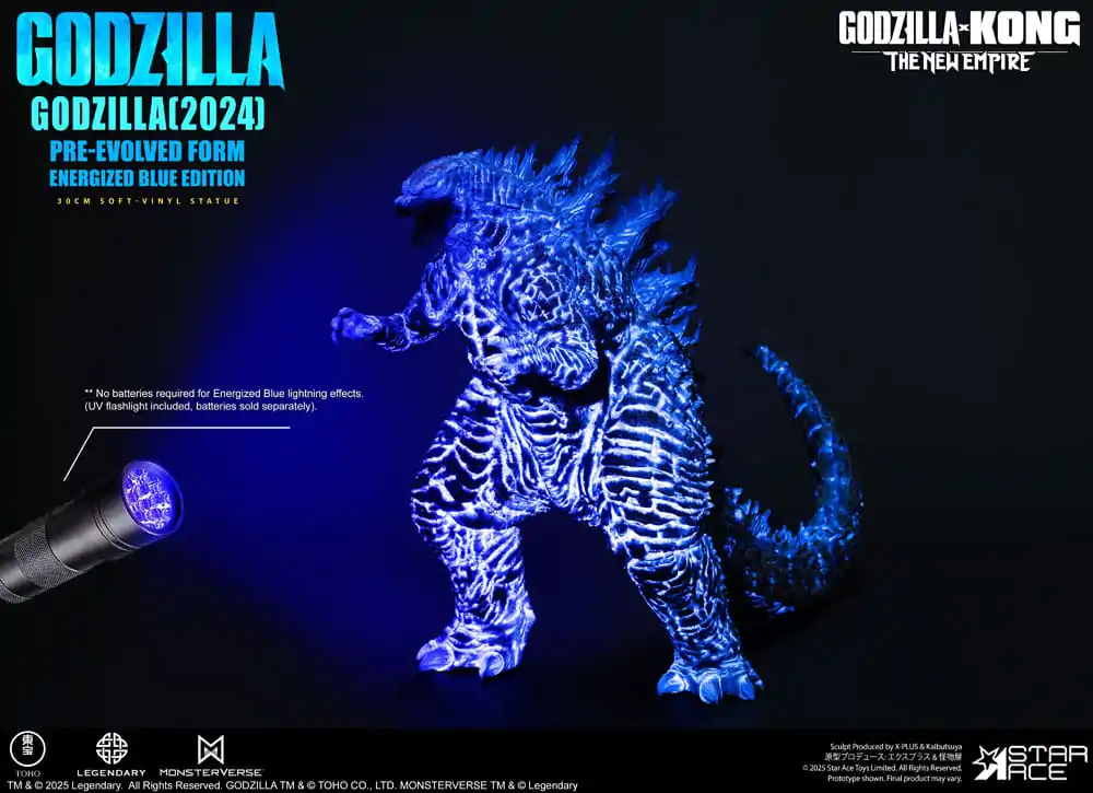 Godzilla vs. Kong: The New Empire Mekana Vinilna Statua Godzilla (2024) Evolved Blue Edition 28 cm fotografija proizvoda
