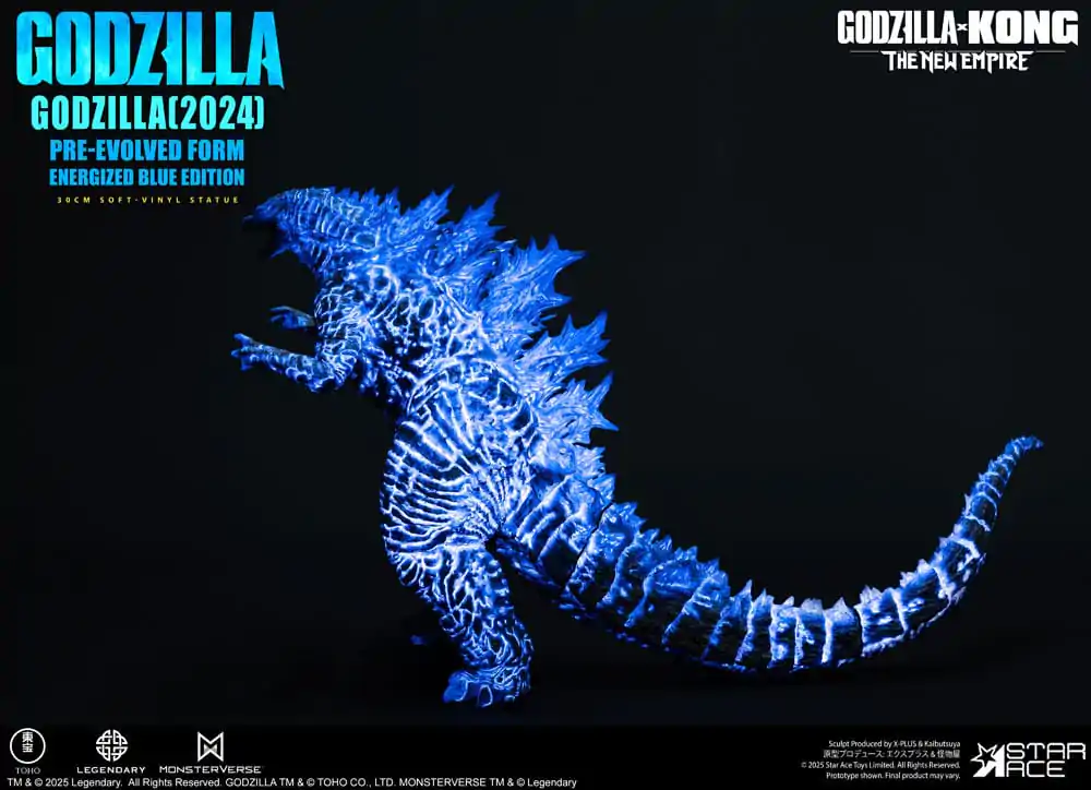 Godzilla vs. Kong: The New Empire Mekana Vinilna Statua Godzilla (2024) Evolved Blue Edition 28 cm fotografija proizvoda