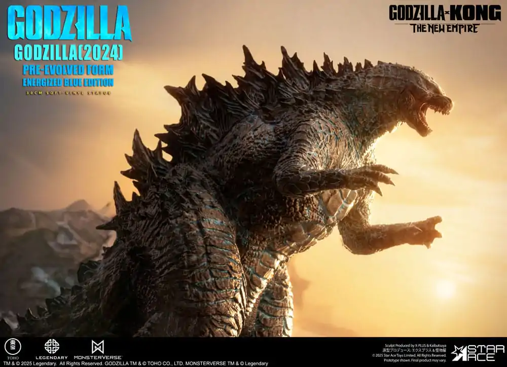 Godzilla vs. Kong: The New Empire Mekana Vinilna Statua Godzilla (2024) Evolved Blue Edition 28 cm fotografija proizvoda